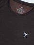 Men Solid Slim Fit Crew Neck T-shirt with DOUBLE COOL