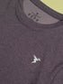 Men Solid Slim Fit Crew Neck T-shirt with DOUBLE COOL