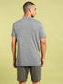 Men Solid Slim Fit Crew Neck T-shirt with DOUBLE COOL