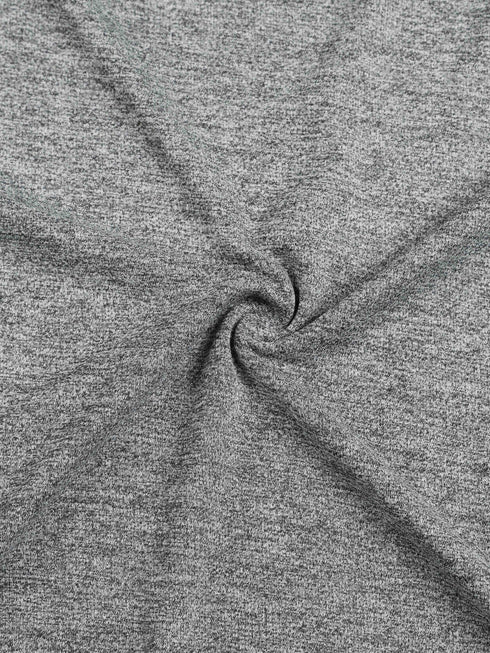 Men Solid Slim Fit Crew Neck T-shirt with DOUBLE COOL