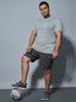 Men Plus Size Solid Slim Fit Crew Neck T-shirt with DOUBLE COOL