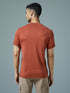 Men Solid Slim Fit Crew Neck T-shirt with DOUBLE COOL
