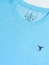 Men Solid Slim Fit Crew Neck T-shirt with DOUBLE COOL