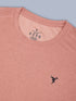 Men Plus Size Solid Slim Fit Crew Neck T-shirt with DOUBLE COOL
