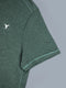 Men Plus Size Solid Slim Fit Crew Neck T-shirt with DOUBLE COOL