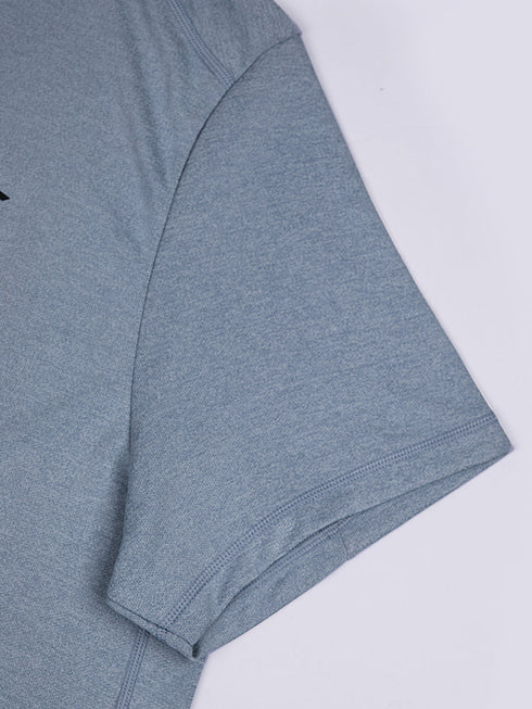 Men Plus Size Solid Slim Fit Crew Neck T-shirt with DOUBLE COOL