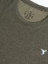 Men Solid Slim Fit Crew Neck T-shirt with DOUBLE COOL
