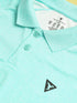 Men Melange Slim Fit Polo T-shirt with DOUBLE COOL