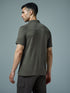 Men Melange Slim Fit Polo T-shirt with DOUBLE COOL