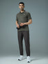 Men Melange Slim Fit Polo T-shirt with DOUBLE COOL