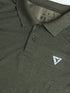 Men Melange Slim Fit Polo T-shirt with DOUBLE COOL