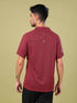 Men Melange Slim Fit Polo T-shirt with DOUBLE COOL