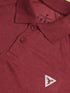 Men Melange Slim Fit Polo T-shirt with DOUBLE COOL