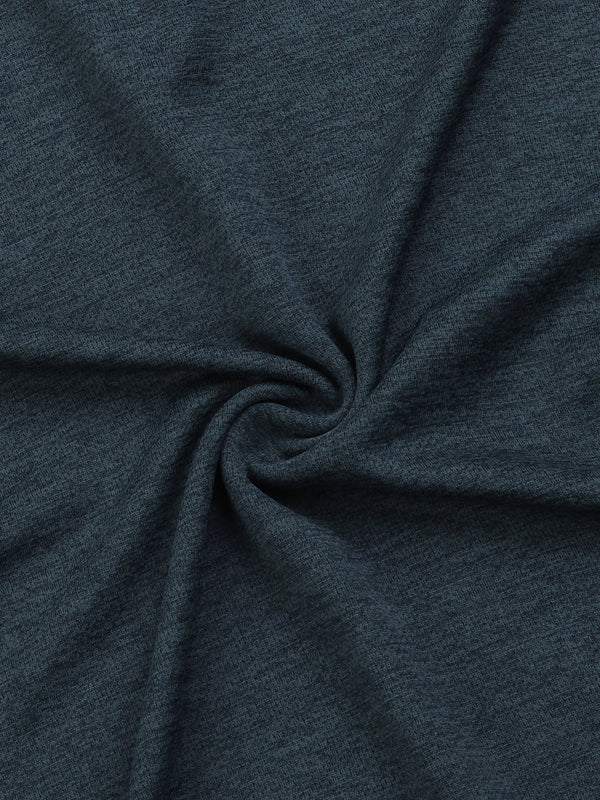 Men Melange Slim Fit Polo T-shirt with DOUBLE COOL