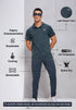 Men Melange Slim Fit Polo T-shirt with DOUBLE COOL