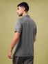 Men Melange Slim Fit Polo T-shirt with DOUBLE COOL