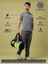 Men Melange Slim Fit Polo T-shirt with DOUBLE COOL