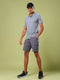 Men Melange Slim Fit Polo T-shirt with DOUBLE COOL