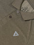 Men Melange Slim Fit Polo T-shirt with DOUBLE COOL
