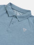 Men Melange Slim Fit Polo T-shirt with DOUBLE COOL