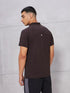 Men Melange Slim Fit Polo T-shirt with DOUBLE COOL