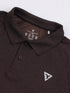 Men Melange Slim Fit Polo T-shirt with DOUBLE COOL