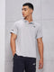 Men Melange Slim Fit Polo T-shirt with DOUBLE COOL