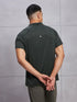 Men Melange Slim Fit Polo T-shirt with DOUBLE COOL