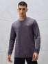 Men Melange Slim Fit Crew Neck T-shirt with DOUBLE COOL