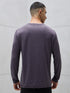Men Melange Slim Fit Crew Neck T-shirt with DOUBLE COOL
