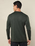 Men Melange Slim Fit Crew Neck T-shirt with DOUBLE COOL