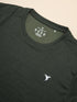 Men Melange Slim Fit Crew Neck T-shirt with DOUBLE COOL