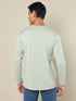 Men Melange Slim Fit Crew Neck T-shirt with DOUBLE COOL