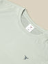 Men Melange Slim Fit Crew Neck T-shirt with DOUBLE COOL