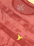 Men Jacquard Slim Fit Crew Neck T-shirt with DOUBLE COOL