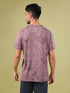 Men Jacquard Slim Fit Crew Neck T-shirt with DOUBLE COOL