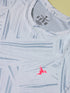 Men Jacquard Slim Fit Crew Neck T-shirt with DOUBLE COOL