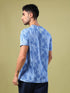 Men Jacquard Slim Fit Crew Neck T-shirt with DOUBLE COOL