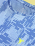 Men Jacquard Slim Fit Crew Neck T-shirt with DOUBLE COOL