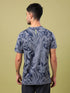 Men Jacquard Slim Fit Crew Neck T-shirt with DOUBLE COOL