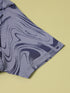 Men Jacquard Slim Fit Crew Neck T-shirt with DOUBLE COOL
