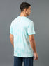 Men Jacquard Slim Fit Crew Neck T-shirt with DOUBLE COOL