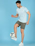 Men Jacquard Slim Fit Crew Neck T-shirt with DOUBLE COOL