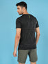 Men Jacquard Slim Fit Crew Neck T-shirt with DOUBLE COOL