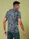 Men Jacquard Slim Fit Crew Neck T-shirt with DOUBLE COOL