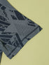 Men Jacquard Slim Fit Crew Neck T-shirt with DOUBLE COOL