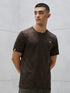 Men Jacquard Slim Fit Crew Neck T-shirt with DOUBLE COOL