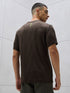 Men Jacquard Slim Fit Crew Neck T-shirt with DOUBLE COOL