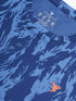 Men Jacquard Slim Fit Crew Neck T-shirt with DOUBLE COOL