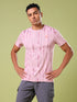 Men Jacquard Slim Fit Crew Neck T-shirt with DOUBLE COOL
